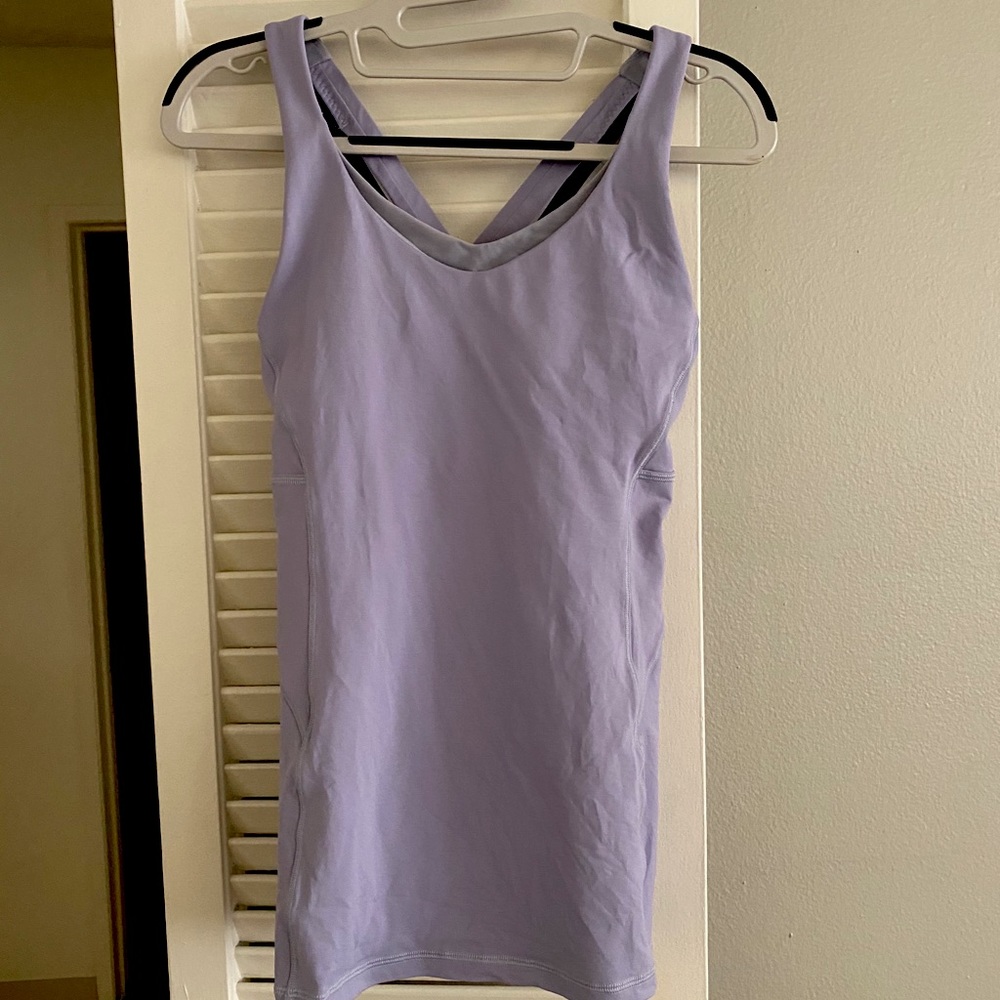 LULULEMON RACERBACK BUILT IN BRA TOP